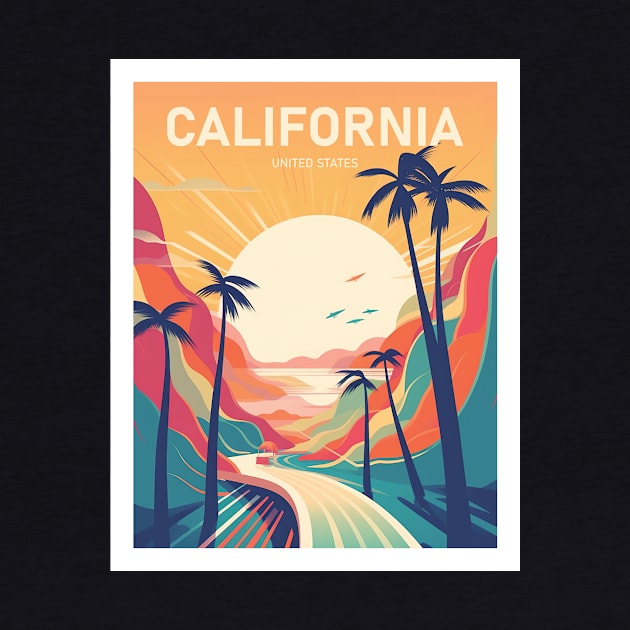 CALIFORNIA by MarkedArtPrints